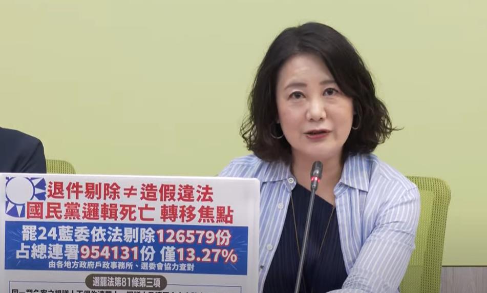 快新聞／做賊喊抓賊？國民黨扯罷團連署也造假　吳思瑤怒轟「法盲」揭真相