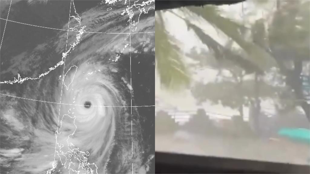 康芮「黑洞眼」又肥又大！強風猛吹菲律賓小島「超慘畫面」流出