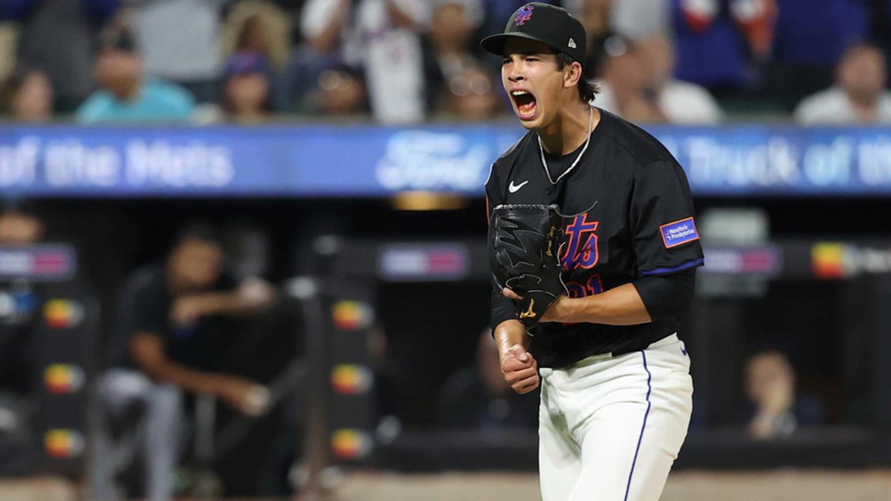 MLB(影)/開箱成功!大都會港裔唐天賜初登板5局6K1責失大聯盟首勝到手