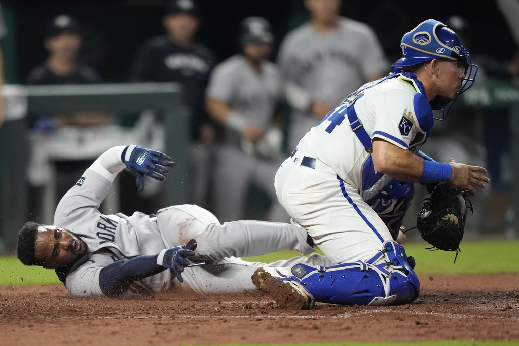 MLB(影)／神跑壘！洋基野手「用生命在衝」換得全場唯一1分讓皇家煮粥吞敗