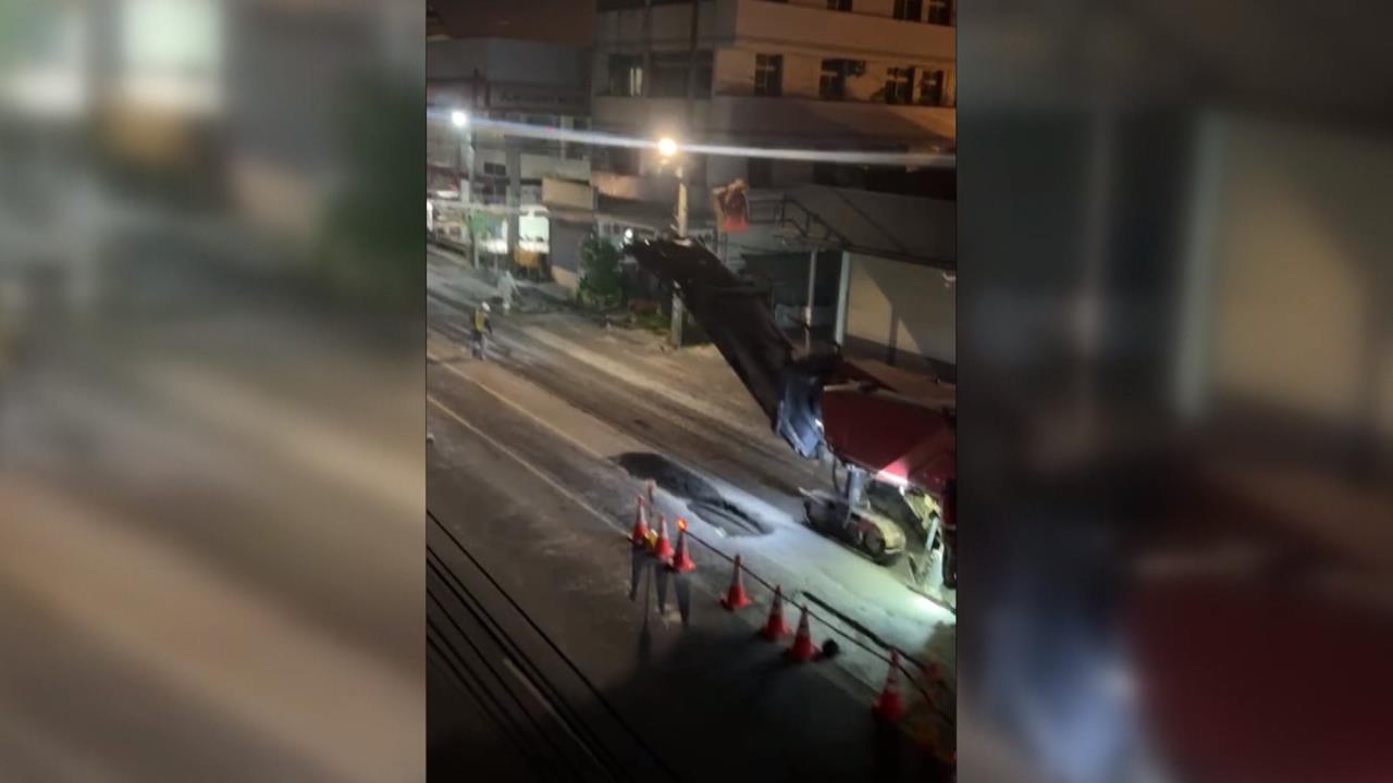 暗夜施工刨路到天亮！　南投埔里居民批噪音擾民