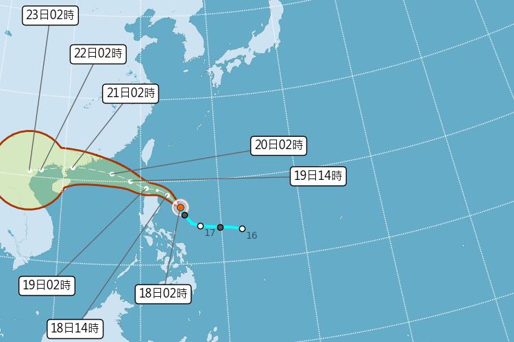 快新聞／輕颱薇帕成形！最新路徑曝光　東部、恆春恐有大雨