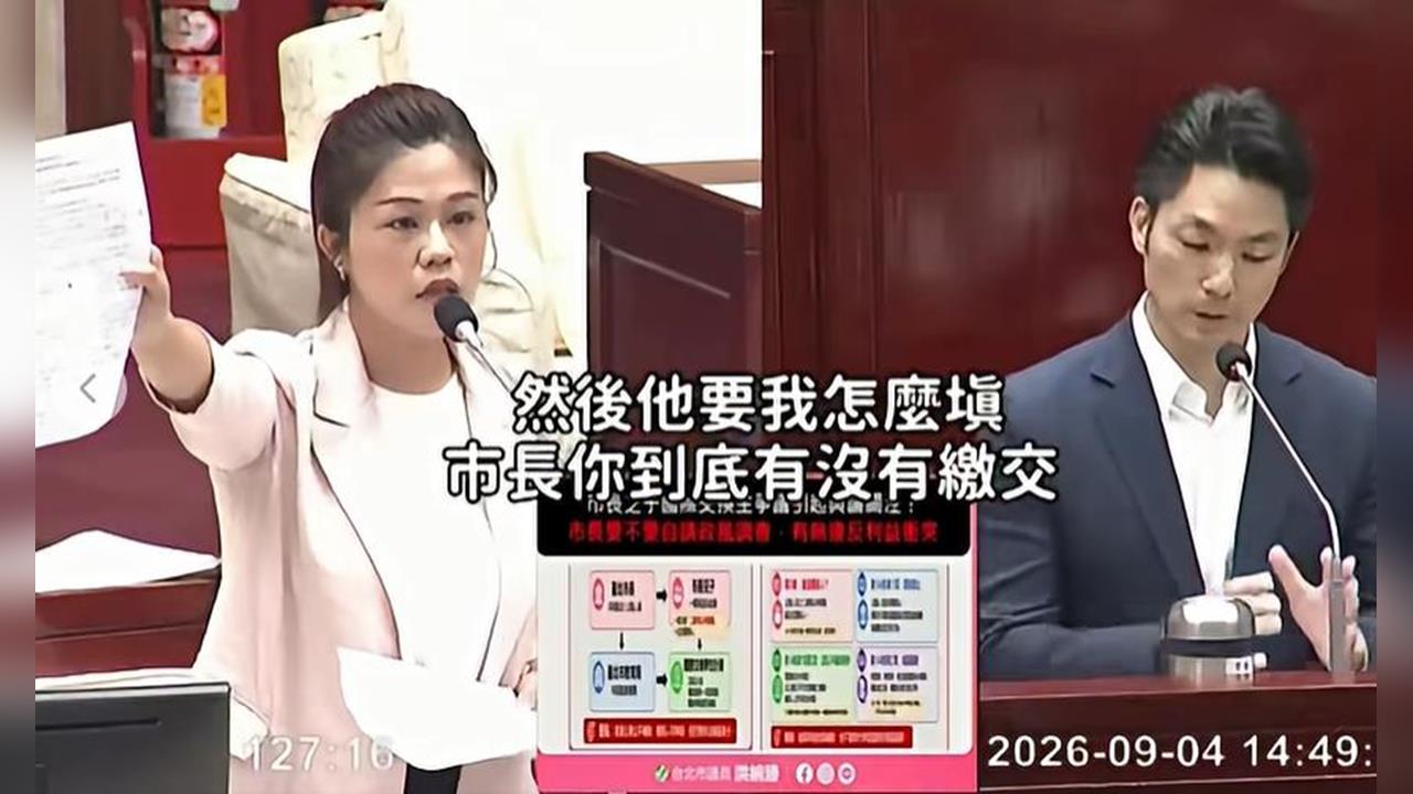 快新聞／兒子靠特權拿補助恐觸法？議員質疑「蔣萬安未依法填表」　他當場答不出來
