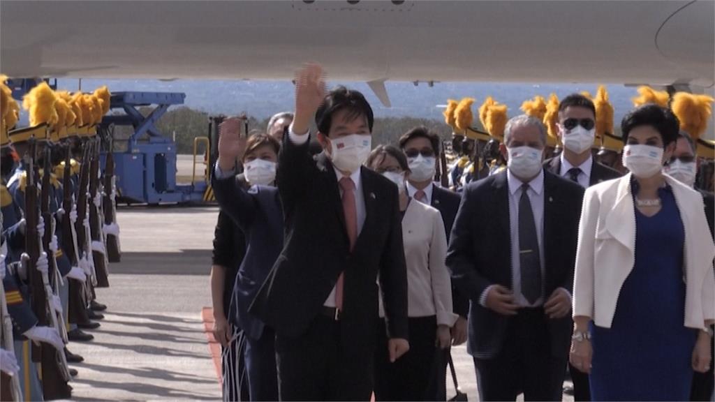 副總統賴清德抵達宏國　官方盛大歡迎