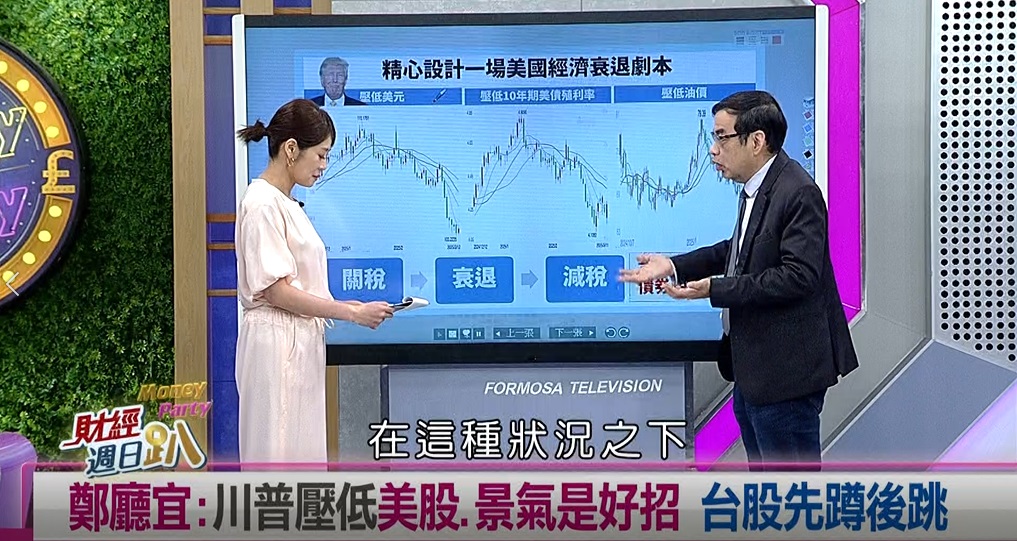 週日趴(影)／億元教授:川普勢必讓經濟軟著陸後 火力全開讓美股創新高