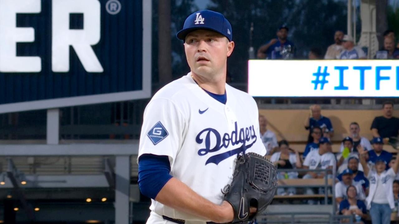 MLB(影)/來道奇後首次投到8局!史庫柏爾連3場助勝 羅伯斯:還不是最佳版本