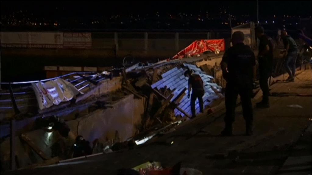 西班牙音樂節 木製平台倒塌260人輕重傷