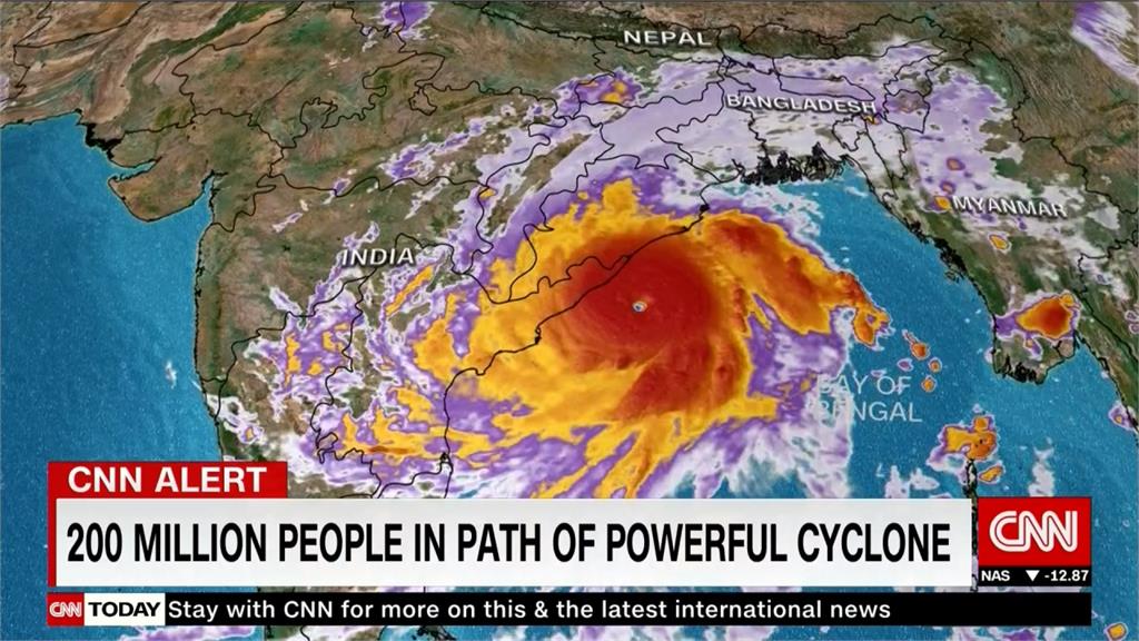 20年來最強熱帶氣旋逼近 印度當局緊急下令撤離