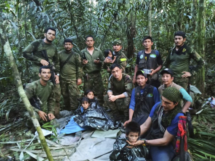 哥倫比亞4姊弟雨林求生40天！畫下搜救犬「威爾遜」軍方全力搜尋