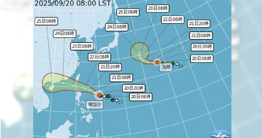 樺加沙已成中颱!估明日海陸警齊發 綠島、蘭嶼航線將停航3天