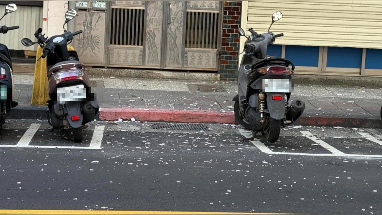 快新聞／台北市內湖、天母紛傳大樓外牆剝落下磁磚雨　幸無人傷