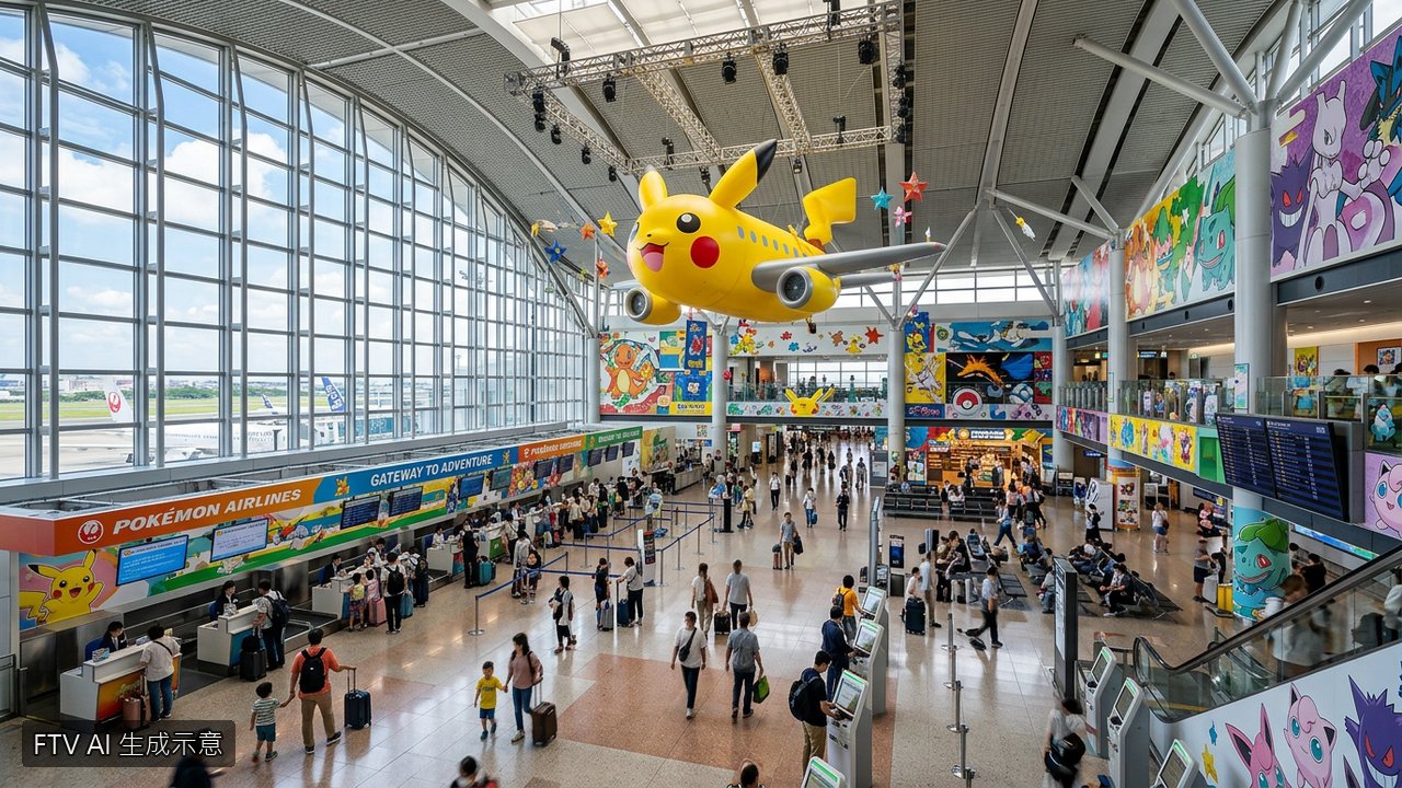 皮卡丘來了！日本能登機場化身寶可夢樂園盼振興觀光