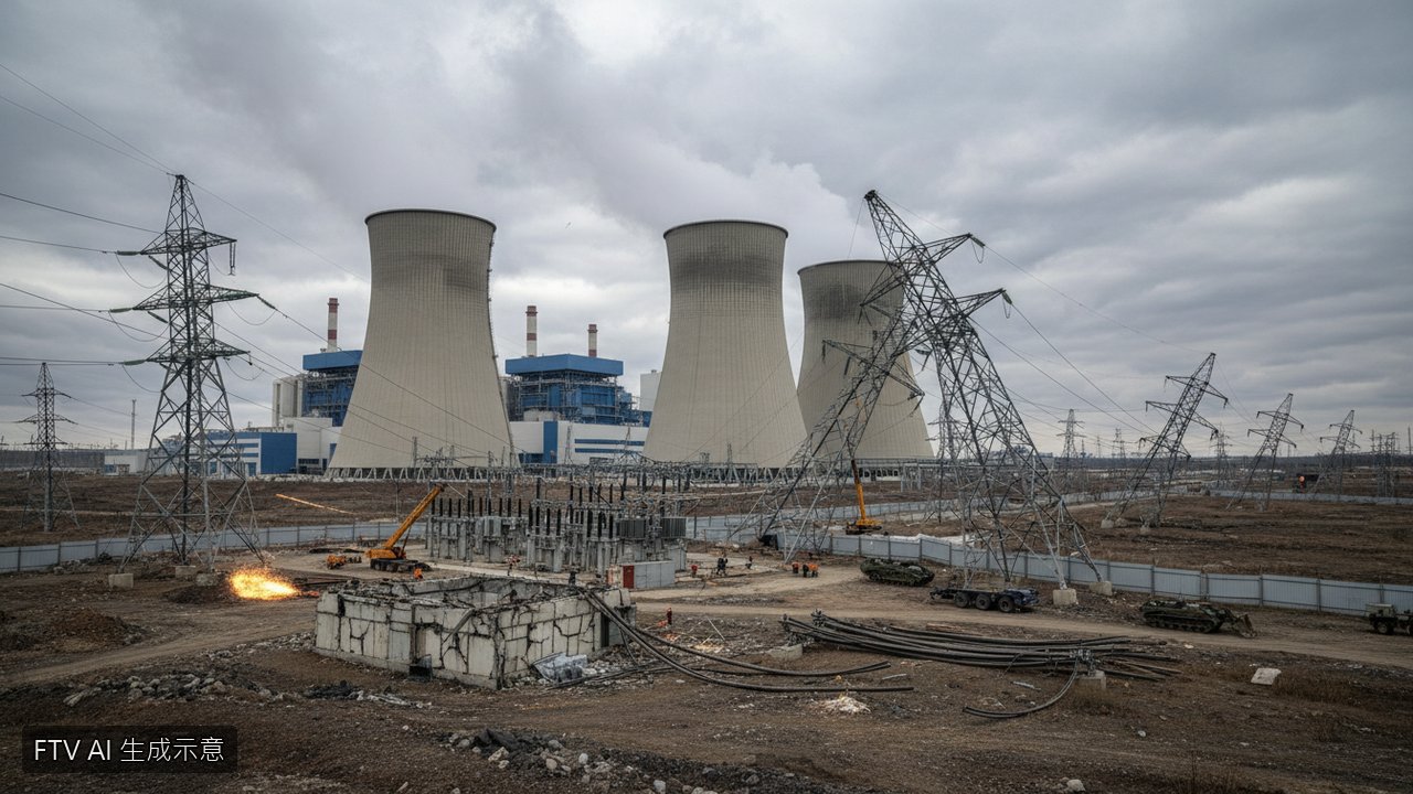 俄羅斯原子能公司盼5月底局部停火　修復札波羅熱核電廠外部供電線路