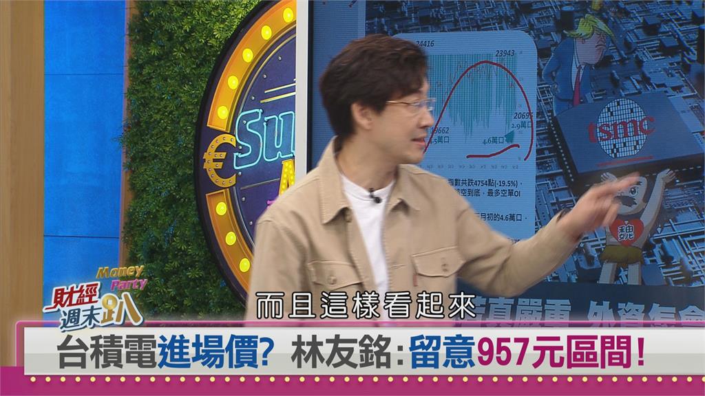 週末趴(影)/川普關稅再暴跌就是買 財經專家:台積電910元就是甜甜價