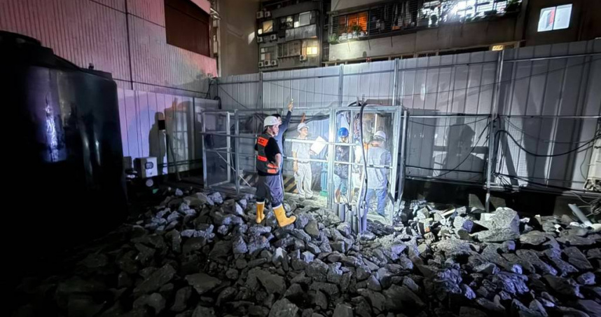 北市中山區晚間大停電　工地變電箱短路釀2866戶受影響