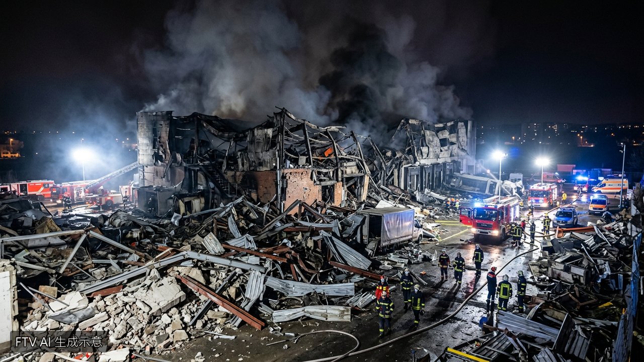 俄無人機襲基輔倉庫引發大爆炸　釀37死澤倫斯基誓言追責