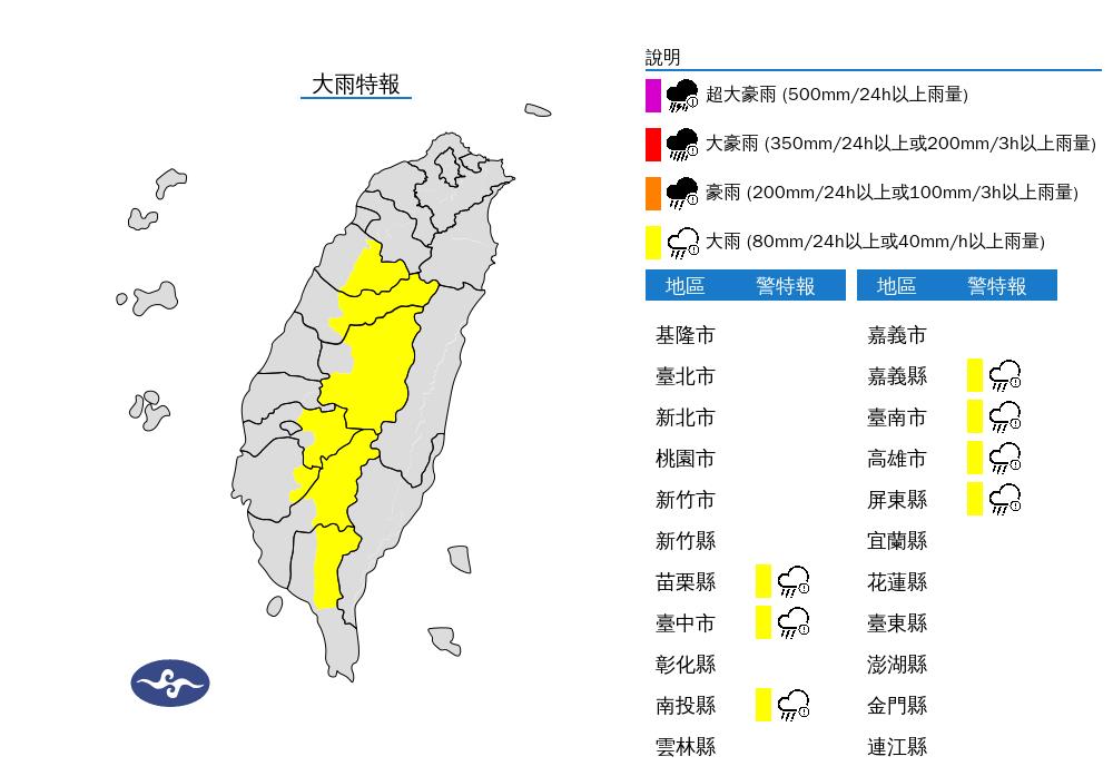 快新聞／雨下到晚上！　7縣市大雨特報