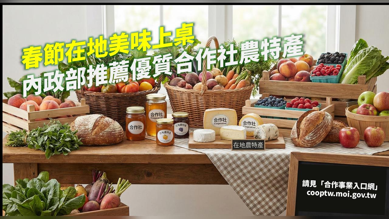 快新聞／春節圍爐　內政部籲全民支持農業合作社優質年菜