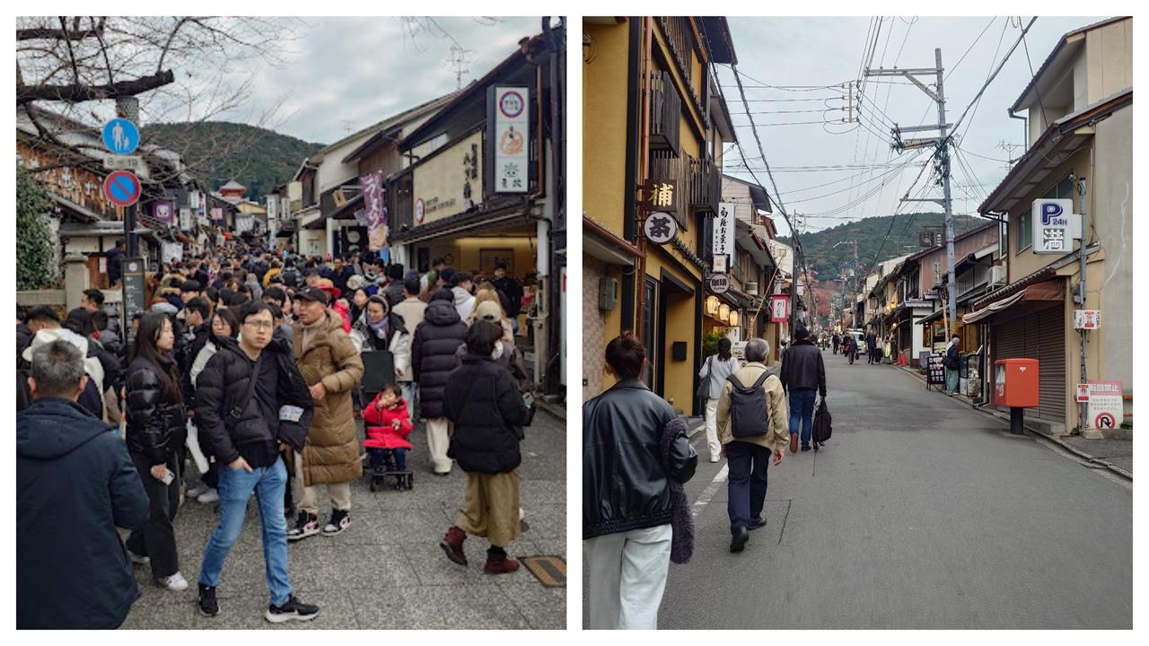 獨家／中國助解日觀光公害？《民視》直擊清水寺人潮　當地店家曝影響程度