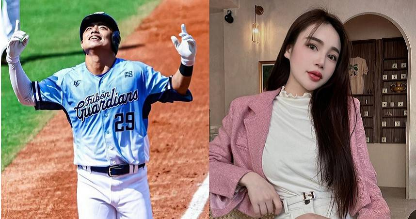 球場愛相隨1/富邦悍將球星申皓瑋緊摟女伴 友人面前甜蜜捏臉擁抱