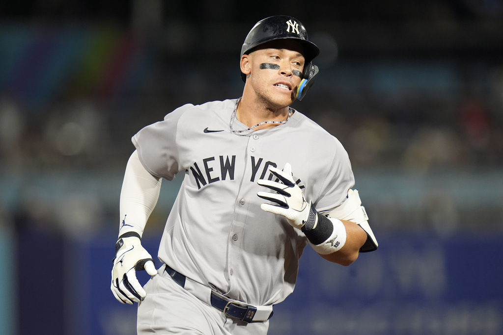 MLB(影)／法官本季第40轟出爐!　總教練稱本季恐怕不會再守備遭打臉