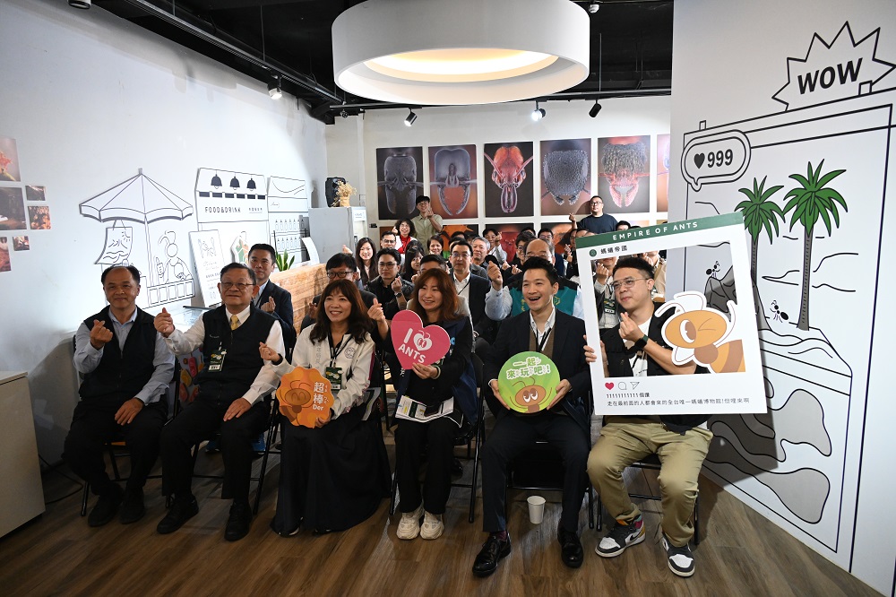 新創團隊研發成功　台灣首座螞蟻生態博物館盛大開幕