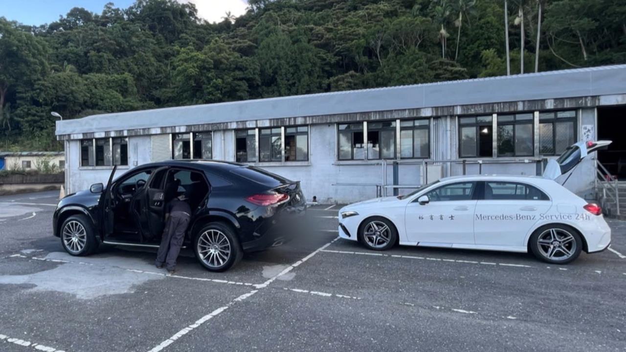 賓士入手2天！　上山求平安符　熄火後卻無法發動　車主怒
