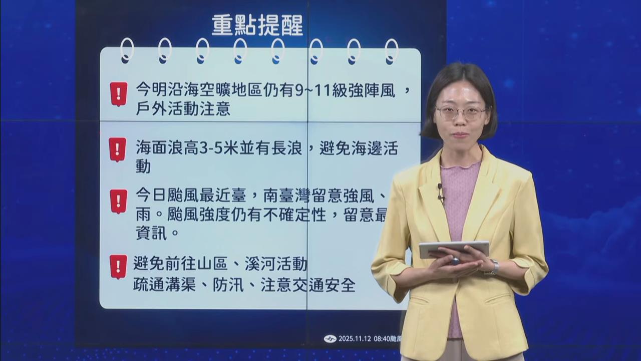 快新聞/鳳凰將亡!氣象署:颱風有望提前降級熱低壓 下週東北季風「降溫明顯」