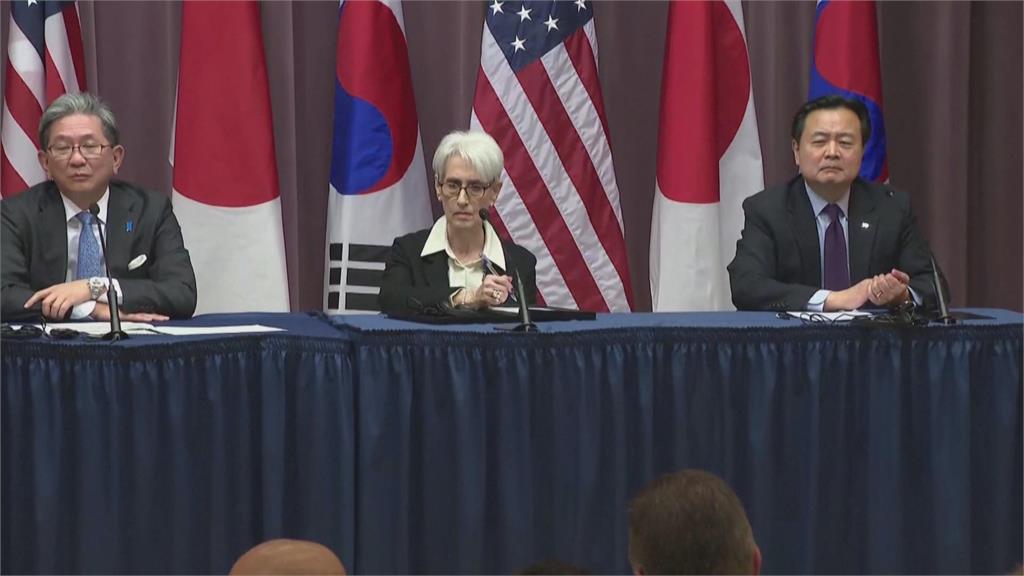 美日韓三國外交高層會議　重申維護台海和平穩定決心