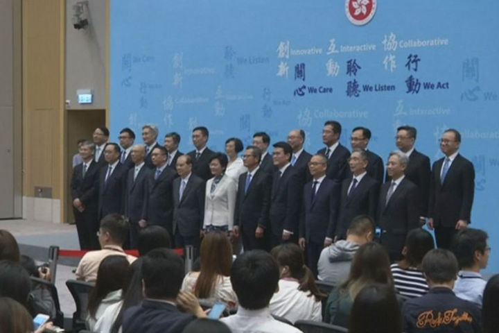 中國政府任命  下屆香港特別行政區官員