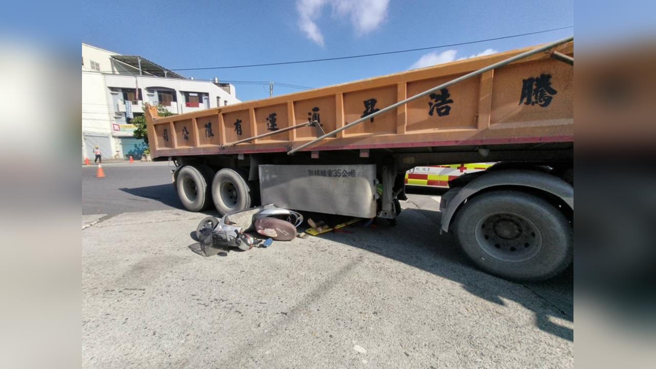 疑視線死角釀禍！　彰化砂石車右轉輾斃老翁