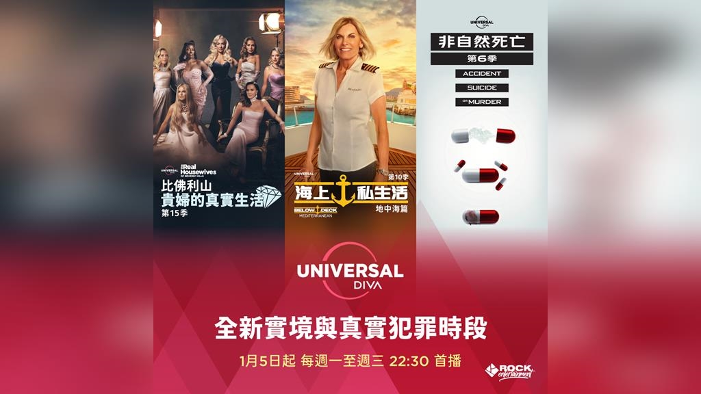 【貴婦婚變、遊艇撞壞、墳墓傳聲】1月最強實境秀就在四季線上！ROCK Entertainment 揭開名利場背後的驚人真相