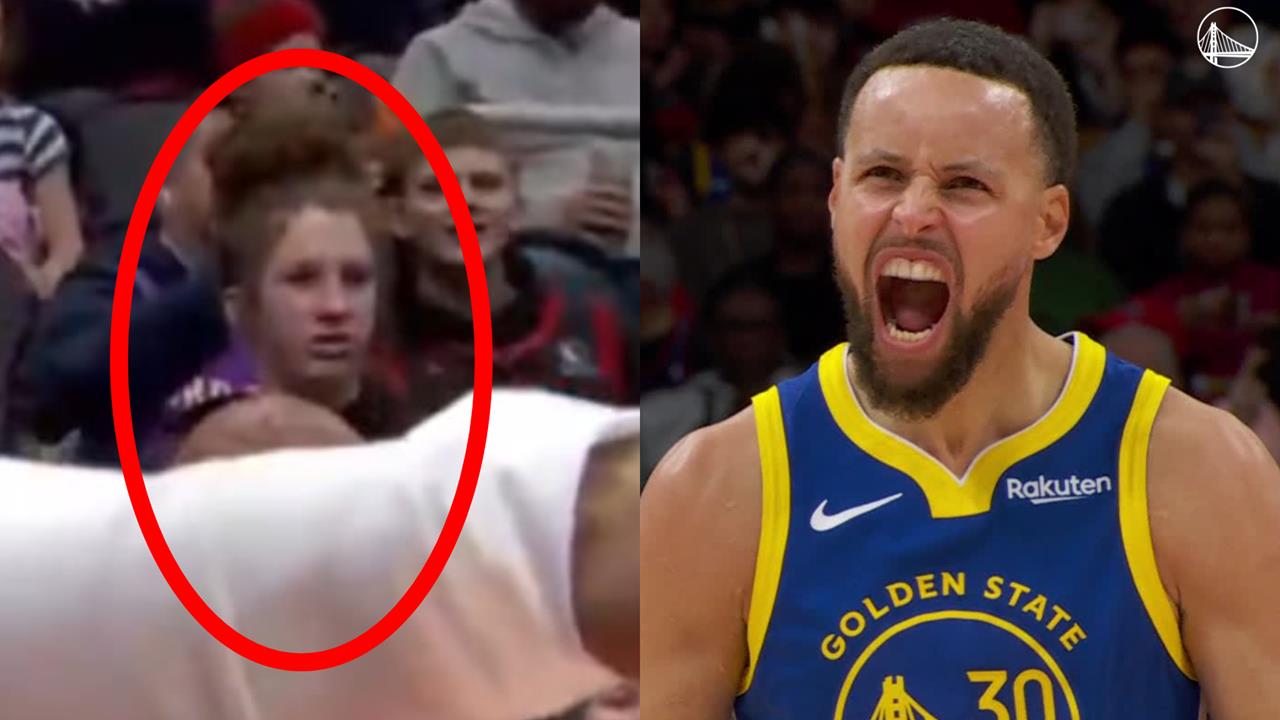 NBA(影)／粉絲變隊友！勇士手套二世「把球丟進觀眾席」柯瑞粉絲神助攻偶像進三分