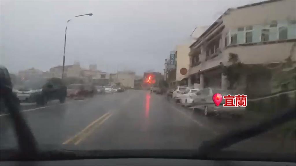 米塔還沒到！大雨逢大潮 宜蘭已傳淹水災情