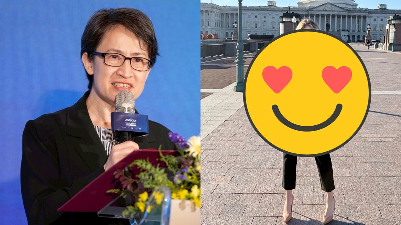 專訪蕭美琴「駐白宮特派員收台灣大禮」秒開嗆中國！美媒猛讚它…網一見真相笑：太懂送