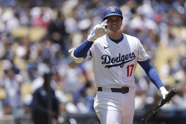 MLB(影)/大谷翔平「二刀流」先發飆2K又開轟!2分砲助道奇13:7大勝國民