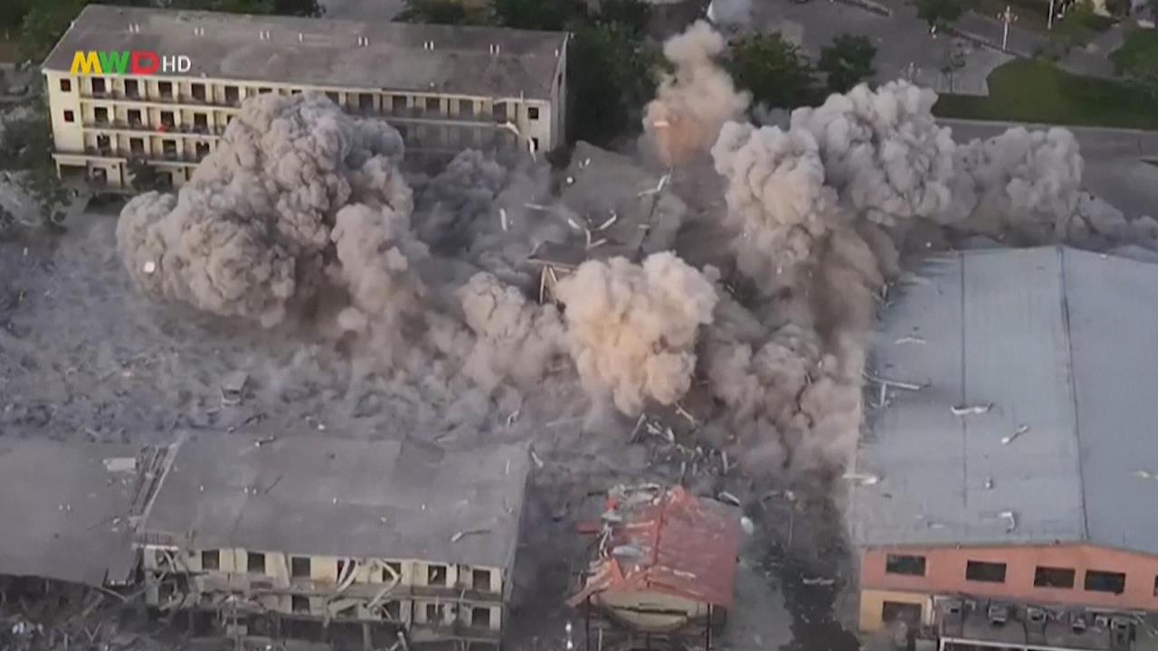 為展示摧毀詐騙集團決心 緬甸軍方炸毀KK園區內101棟建築