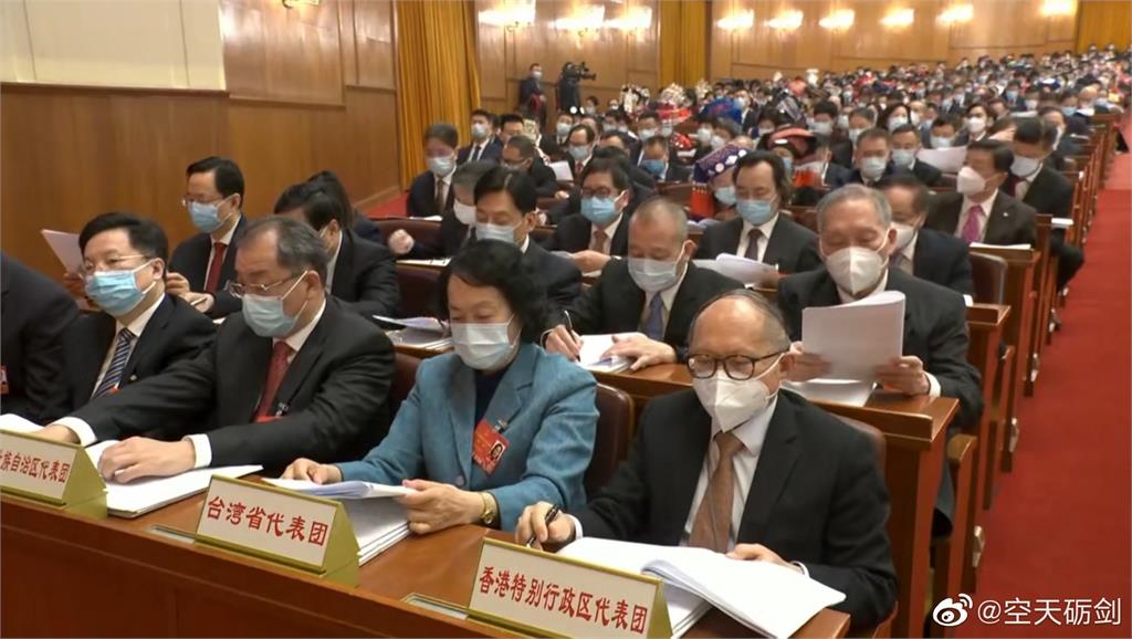 中國全國人民代表大會驚見「台灣省代表團」 小粉紅急問:他們是誰?