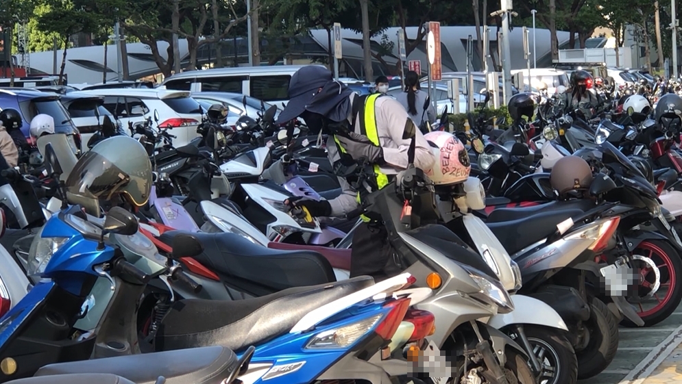 大型重機可停機車停車格　台中市開放三處停車場試辦