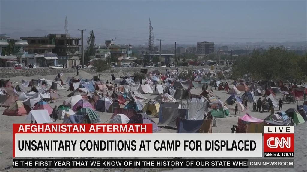 阿富汗經濟慘 數百家庭帳篷生活 吃飯睡覺排泄物在旁