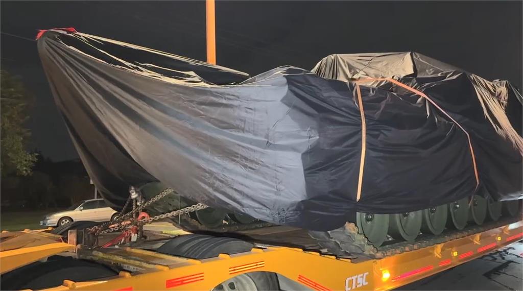 快新聞／首批38輛M1A2T戰車抵台　凌晨送往新竹裝訓部