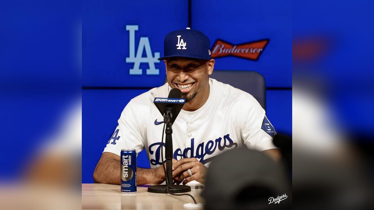 MLB(影)/坦言告別大都會不容易!迪亞茲改穿「3號」球衣加盟道奇為「這原因」