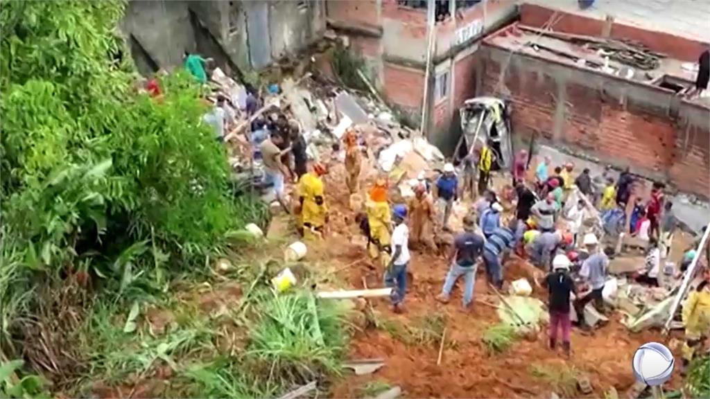 暴雨侵襲巴西南部 引爆土石流至少24人死