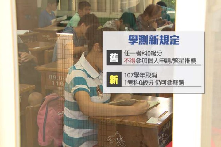 學測單科0分能申請大學 台大批：降低競爭力