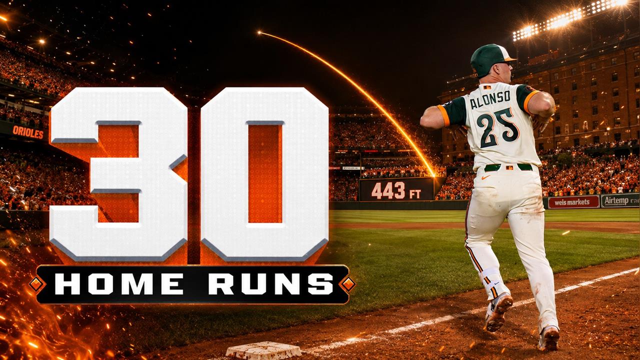 MLB(影)/上次被沒收這次是真的第30轟!阿隆索443英尺巨砲讓裁判不用看重播
