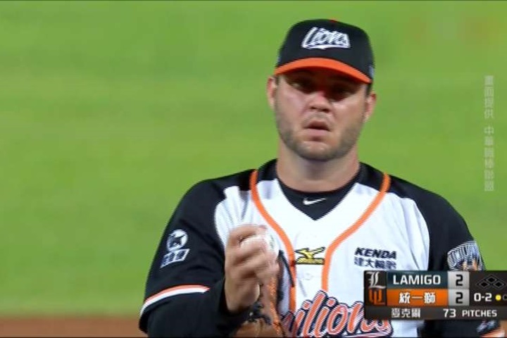 麥克爾七局失兩分好投  優質先發奪來台後首勝