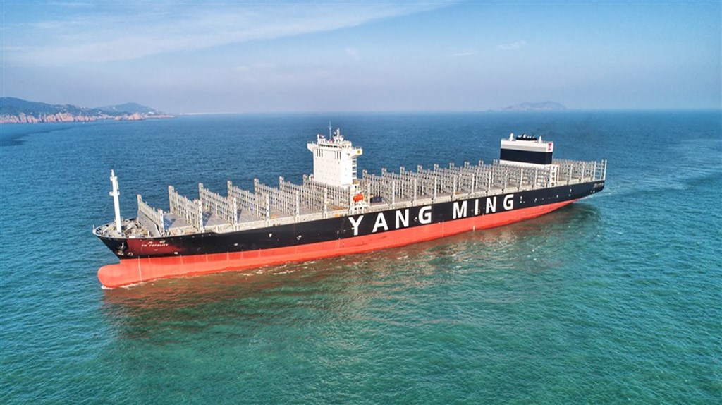運價下跌與營運量減少　陽明1月營收年減64.27%
