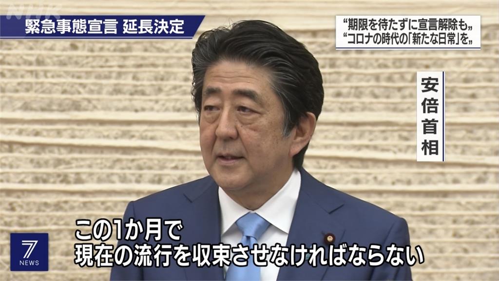 武漢肺炎／日本緊急事態延至5/31 專家不排除提前解禁