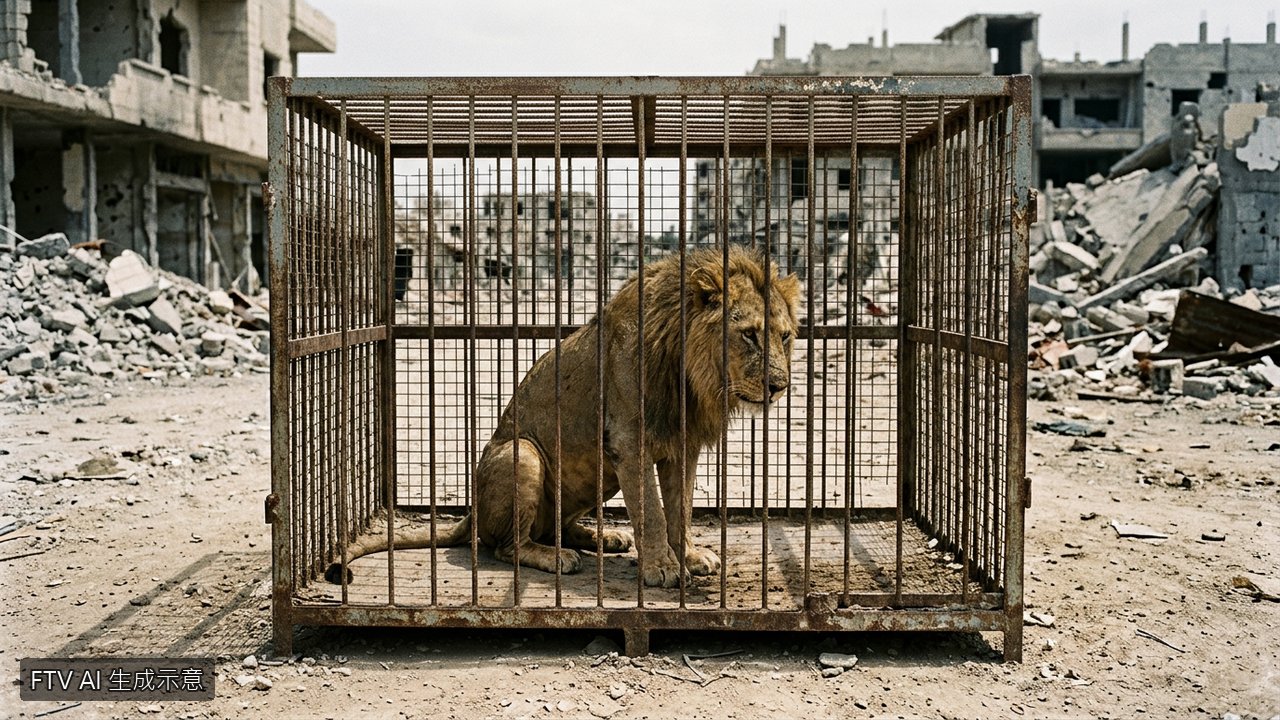 加薩戰火摧殘動物園　園主跨城遷徙盼為兒童帶來慰藉