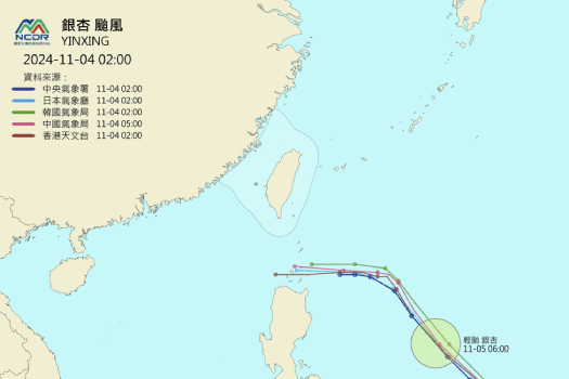 快新聞／颱風「銀杏」凌晨生成！未來路徑恐有變數　「這天」將明朗